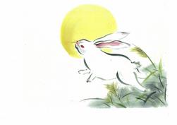 季節を楽しむ色紙絵